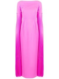 Solace London cape-detail Maxi Dress - at Farfetch