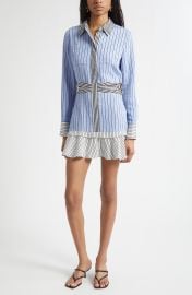 Solana Long Sleeve Stripe Minidress at Nordstrom