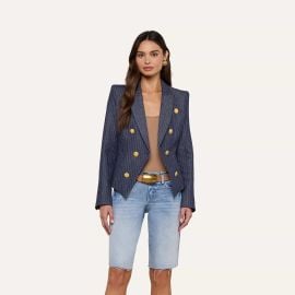 Solar Pinstriped Blazer at L'Agence