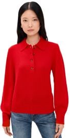 Sold Out NYC The Cashmere Polo In Cherry Cherry L at Shopbop