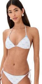 Solid & Striped Solid & Striped x The Summer I Turned Pretty The Iris Top Embroidered Bows XS at Shopbop