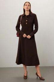 Solid Crepe Shirtdress by Tory Burch Rent the Runway at Rent the Runway
