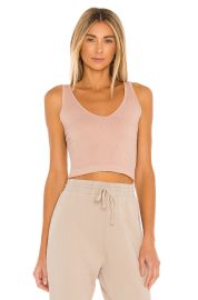 Solid Rib Knit Crop Tank by Free People at Revolve