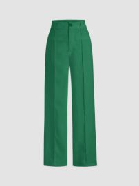 Solid Stitch Straight Leg Trousers - Cider at Cider