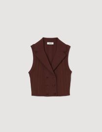 Solune Vest - Sweaters Cardigans Paris at Sandro