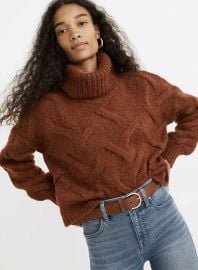 Somervell Cable Turtleneck Sweater by Madewell at Amazon