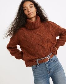 Somervell Modern Cable Turtleneck Sweater at Madewell