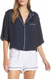 Something Navy Short Sleeve PJ Set  Nordstrom Exclusive    Nordstrom at Nordstrom