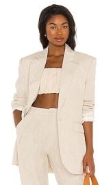 Song of Style Rylan Blazer in Beige at Revolve