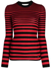 Sonia Rykiel Striped Wool Jumper at Farfetch