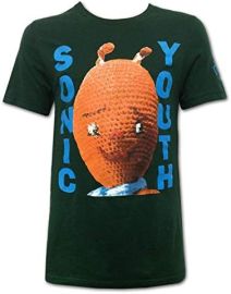 Sonic Youth Dirty Alien T-Shirt Green com at Amazon