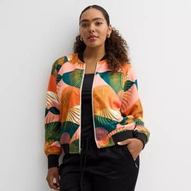 Sonoma Brooklyn Dolly Printed Bomber Jacket at Kohls