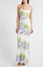 Sonya Moda Juliette Floral Maxi Slipdress in Wisteria at Nordstrom