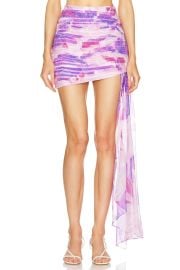 Sonya Skirt In Lavender Botanical at Revolve