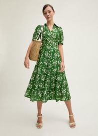 Sophie Green amp Birch Wildflower Print Dress Clothing Collections LKBennett London at LK Bennett