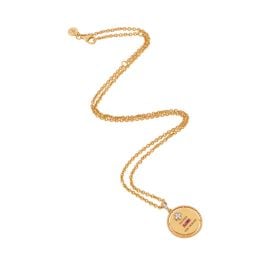 Sophielis Love Pendant with Gold Surround at Sophie Lis