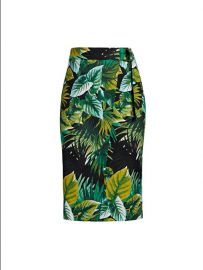 WornOnTV: Ginger’s green tropical print top and skirt on Good Morning ...