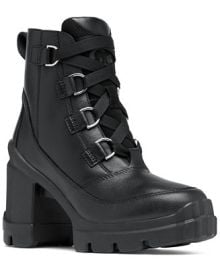 Sorel Womens CARIBOU X HEEL Lace-Up Booties - Macys at Macys