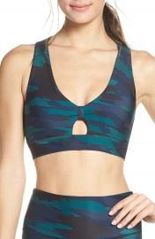 Soul by SoulCycle Knot Front Sports Bra   Nordstrom at Nordstrom