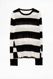 Source Stripe Cachemire Sweater at Zadig & Voltaire