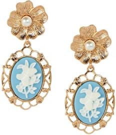 Southern Living Flower Antique Drop Earrings Dillardx27s at Dillards
