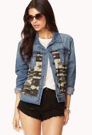 Southwestern Hero Denim Jacket  at Forever 21