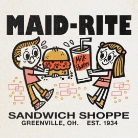Souvenirs MAID-RITE The Famous Loose-Meat Sandwich at MAID-RITE