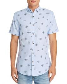 Sovereign Code Abbott Tile Print Short-Sleeve Slim Fit Button-Down Shirt Men - Bloomingdale s at Bloomingdales