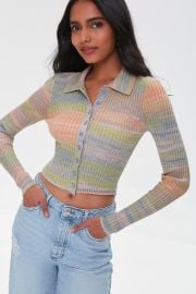 Space Dye Cardigan Sweater by Forever 21 at Forever 21