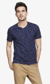 Space dyed tee at Express