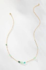 Spaced Crystals Necklace at Anthropologie