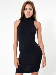 Spandex Jersey Turtleneck Dress at American Apparel