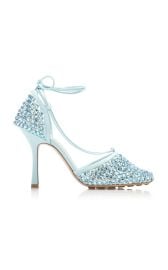 Sparkle Stretch Sandals By Bottega Veneta at Moda Operandi