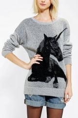 Sparkle and Fade Unicorn Sweater at Urban Outfitters