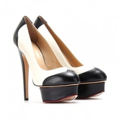 Spectator Dolly Leather Pumps by Charlotte Olympia at Mytheresa