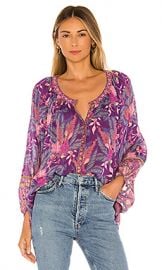 Spell  amp  The Gypsy Collective Bianca Blouse in Wisteria from Revolve com at Revolve