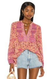 Spell Folk Song Blouse at Revolve