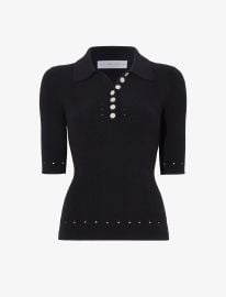 Spencer Knit Polo in Boucle Viscose Proenza Schouler at Proenza Schouler