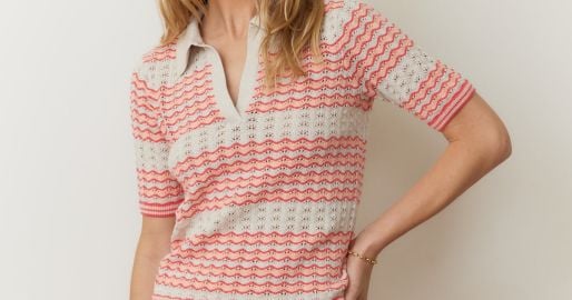 Spencer Polo Sweater Marine Layer at Marine Layer