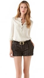 Lemons bow blouse by DVF at Shopbop