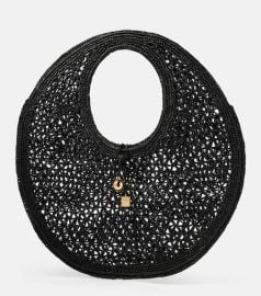 Spiaggia raffia shoulder bag at Mytheresa