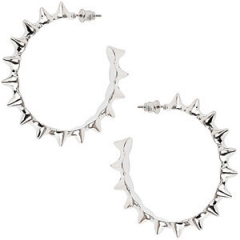 Spike Hoop Earrings at Topshop