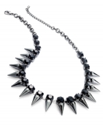 Spiked necklace by Bar III at Macys