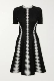 Spine Jacquard Sweater Dress by Alexander McQueen at Net A Porter