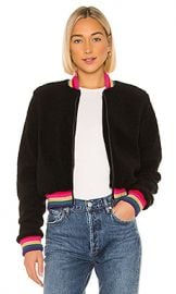 Spiritual Gangster Everything SG Furry Bomber Jacket in Vintage Black from Revolve com at Revolve