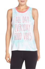 Spiritual Gangster Good Vibes All Day Muscle Tee  at Nordstrom