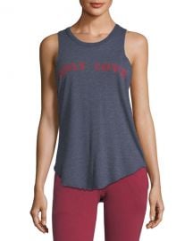 Spiritual Gangster Only Love Open-Back Studio Performance Tank at Neiman Marcus