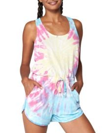 Spiritual Gangster Perfect Tie-Dye Lounge Romper at Neiman Marcus