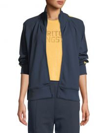 Spiritual Gangster Side-Stripe Zip-Front Track Jacket at Neiman Marcus