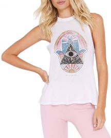 Spiritual GangsterHamsa Gigi Graphic Muscle Tank at Neiman Marcus